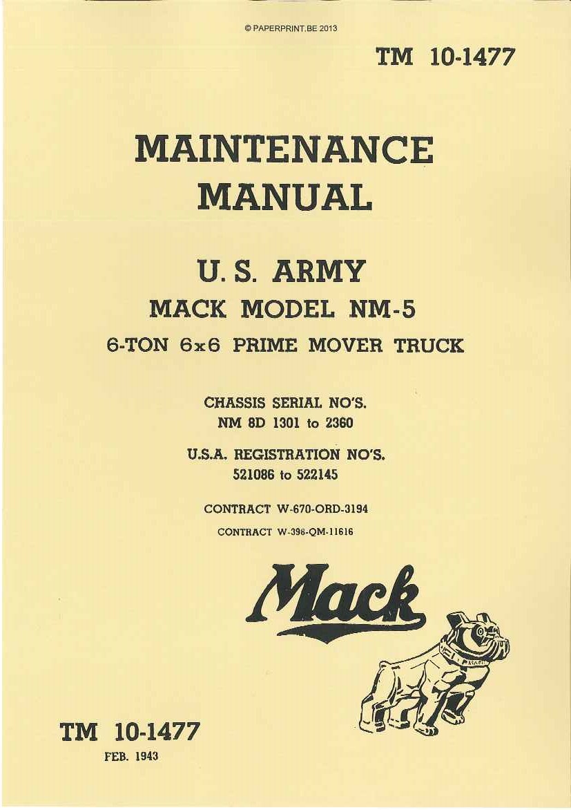 mack truck service manual